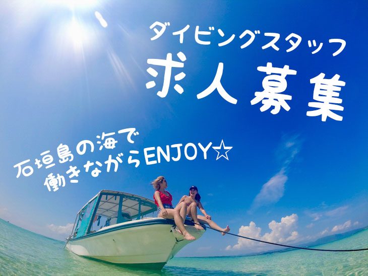 ダイビングスタッフ求人募集