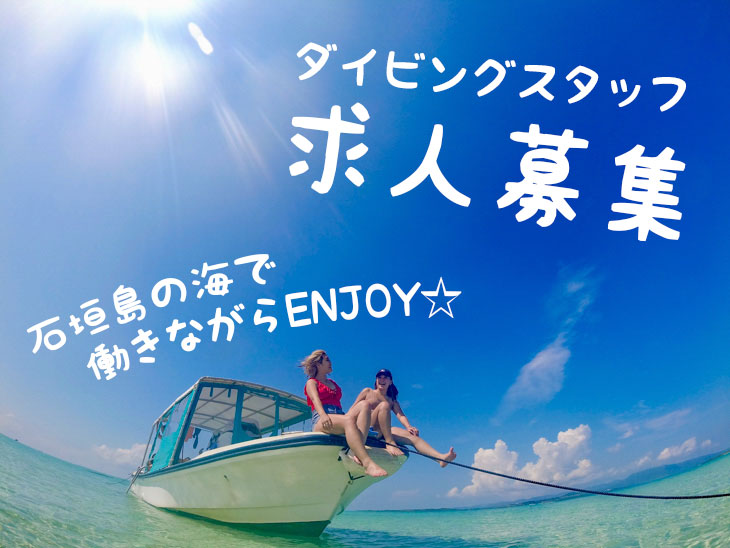 ダイビングスタッフ求人募集
